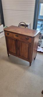 Vintage houten kastje met lade en deuren, Ophalen