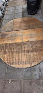 Tafelblad 4cm dik, Huis en Inrichting, Tafels | Eettafels, Gebruikt, Eikenhout, Vijf personen of meer, 150 tot 200 cm