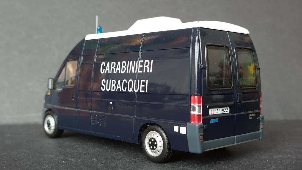 Fiat Ducato l3 H2 Carabinieri Camper  1:43 D Agostini Pol, Hobby en Vrije tijd, Modelauto's | 1:43, Overige merken, Auto, Verzenden