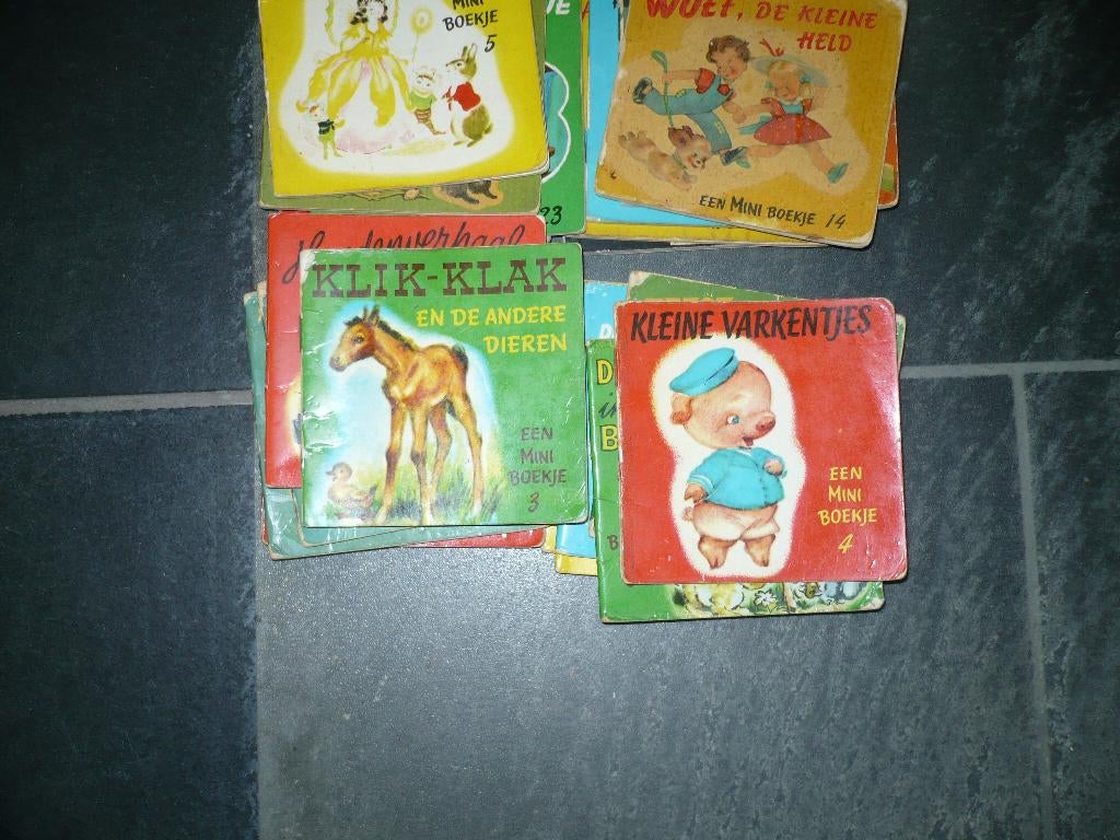 20 vierkanten mini voorlees boekjes, Ophalen of Verzenden, Gelezen, 1 tot 2 jaar