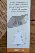 Tunnel Tarp- bv voor aansluiting op tent, Ophalen, Nieuw