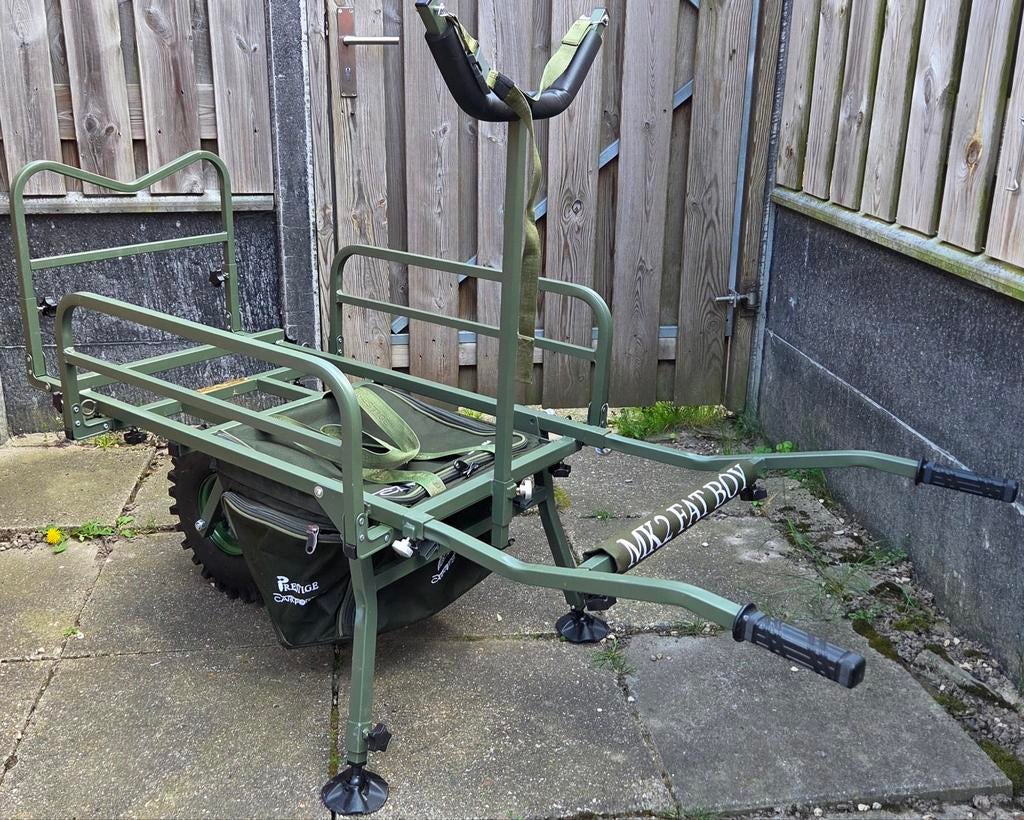 Carp Porter MK2 FATBOY barrow(kruiwagen,trolley, viskar), Watersport en Boten, Ophalen, Zo goed als nieuw