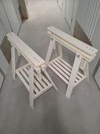 2 luxe solide schragen voor buroblad of werkblad, Huis en Inrichting, Bureaus, Ophalen