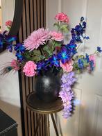 Toetervaas met Zijden bloemen Set Compleet Lief, Ophalen of Verzenden, Nieuw