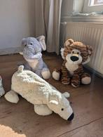 Grote knuffels: Olifant, Tijger en IJsbeer . 3,50  ps, Ophalen of Verzenden, Zo goed als nieuw, Olifant