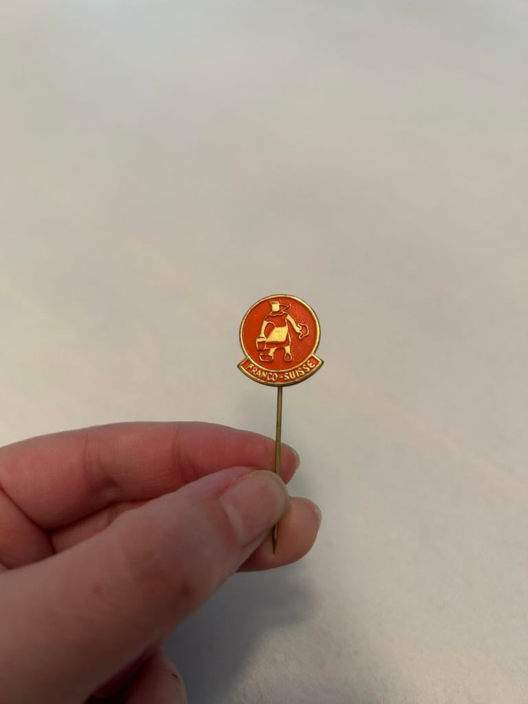 Franco-Suisse ambachtsman speldje (pin), Ophalen of Verzenden, Zo goed als nieuw, Overige onderwerpen