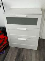 Brimnes Ladekast 3 lades wit, Ophalen, Overige materialen, Gebruikt, 100 tot 150 cm