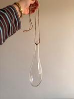 Twee hangende glazen vazen, Overige kleuren, Ophalen of Verzenden, Minder dan 50 cm, Glas