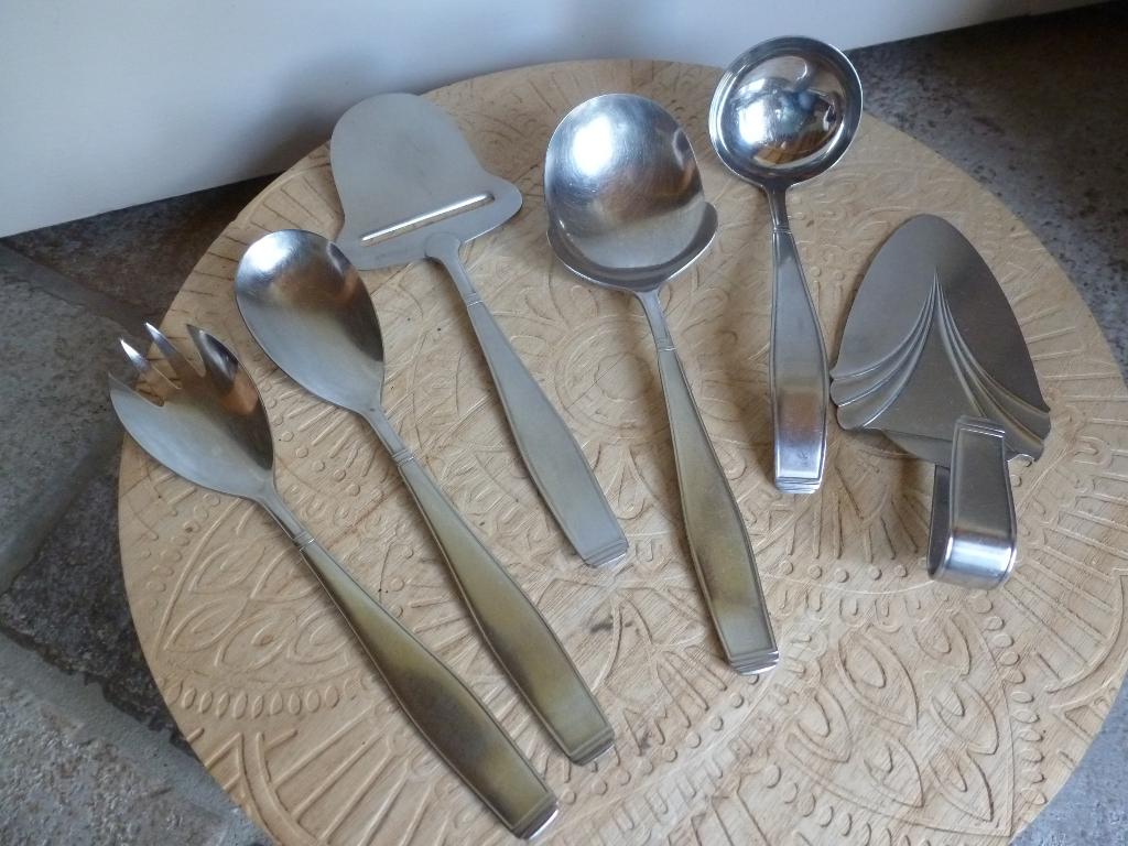 Diverse losse delen Carré van Gero Zilmeta, Gebruikt, Ophalen of Verzenden, Rvs of Chroom, Vaatwasserbestendig