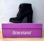 Graceland enkellaarsjes maat 42, Zwart, Lage of Enkellaarzen, Ophalen of Verzenden, Zo goed als nieuw