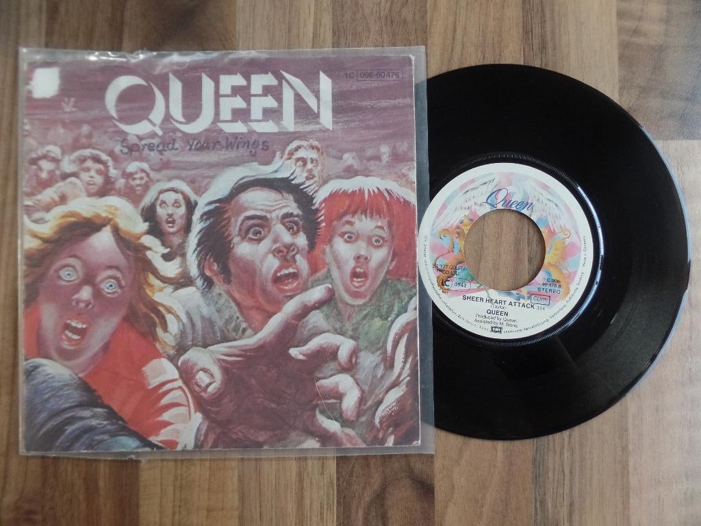 single  Queen - Spread Your Wings B/W Sheer Heart Attack, Gebruikt, 7 inch, Single, Ophalen of Verzenden