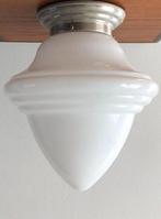 3 XXL Art Deco Giso Gispen plafondlamp opaalglas Ø 27.5 cm, Ophalen of Verzenden, Zo goed als nieuw, Glas, Art Deco