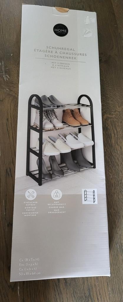 Nieuw schoenenrekje - 3 lagen, 50x19x64 cm, Ophalen of Verzenden, Nieuw