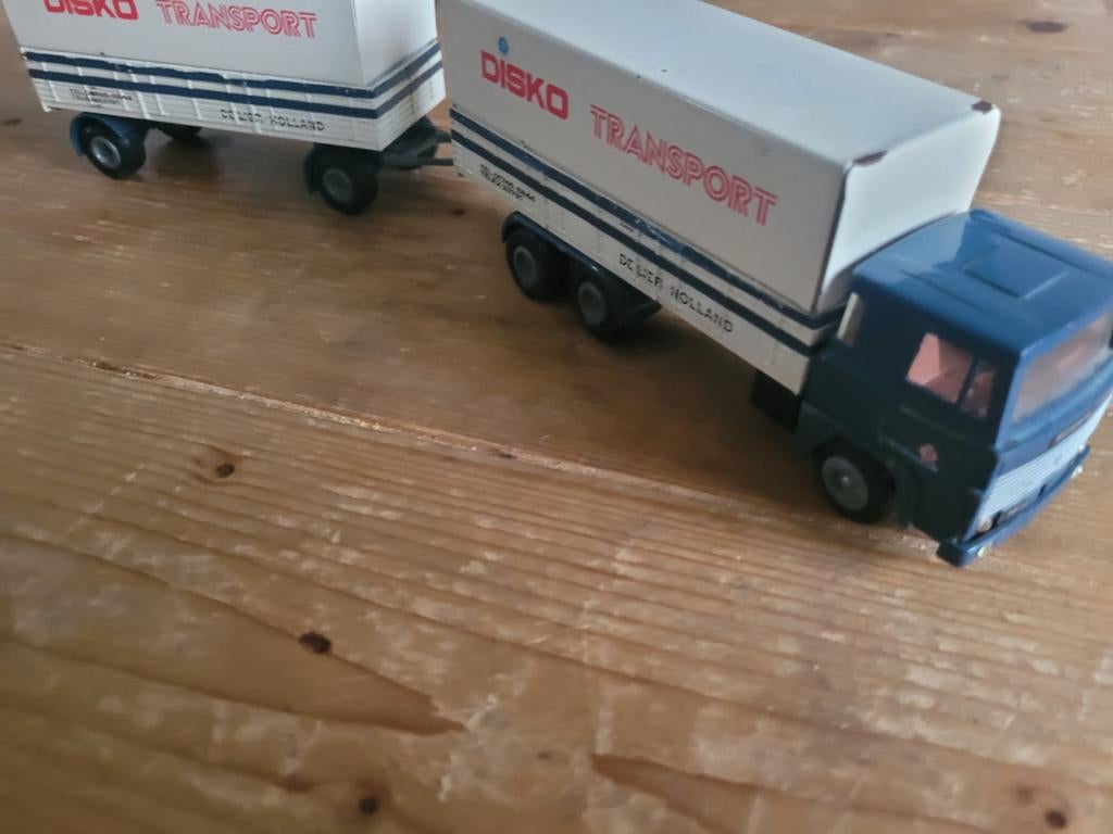 Scania combi disco, Hobby en Vrije tijd, Modelauto's | 1:50, T, T, Zo goed als nieuw, Tekno