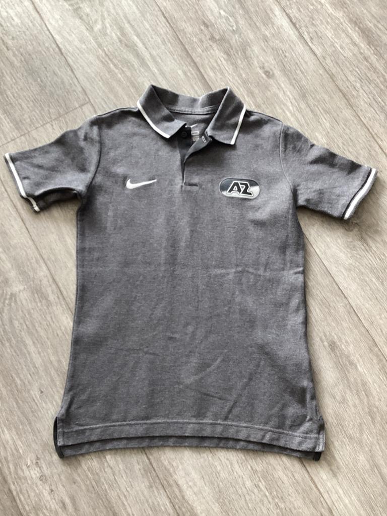 Grijs kinder AZ shirt maat M, Kinderen en Baby's, Ophalen of Verzenden, Zo goed als nieuw, Jongen of Meisje