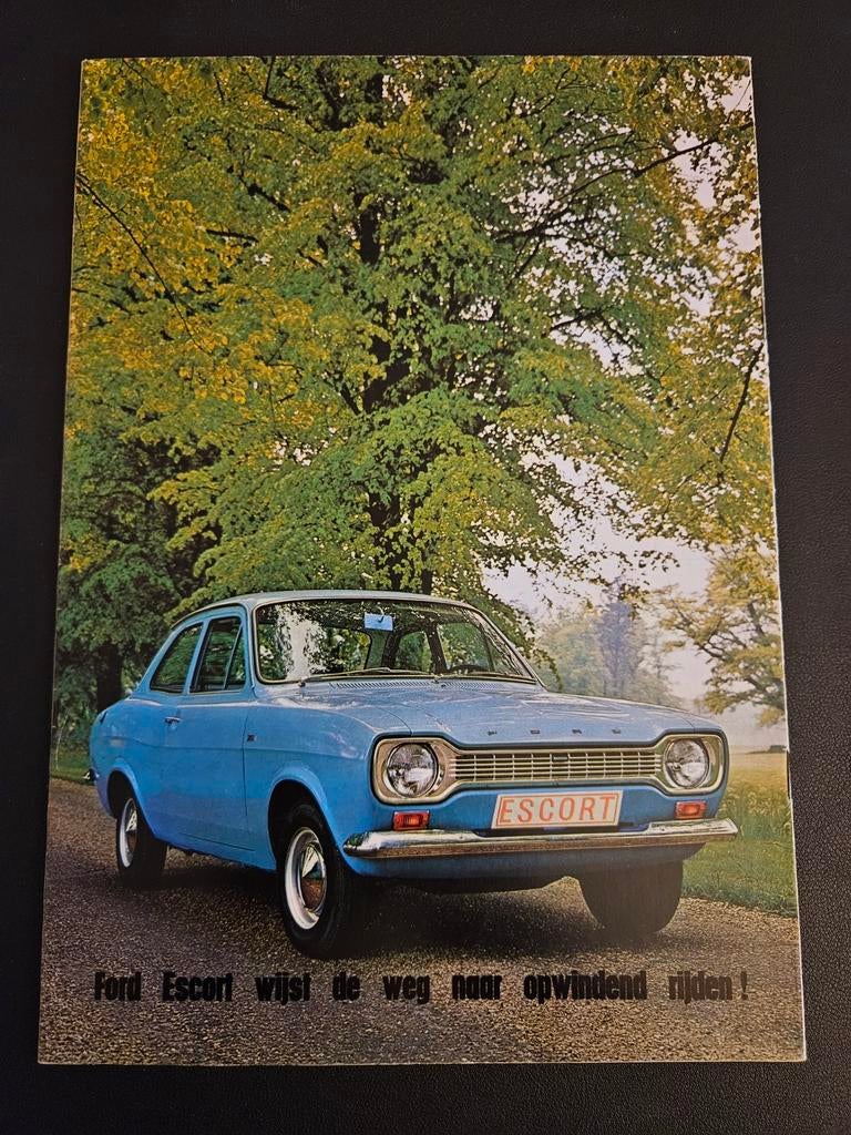 Brochure Ford Escort 1968, Ophalen of Verzenden, Zo goed als nieuw, Ford