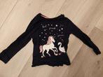 Donkerblauw shirtje met unicorn van Primark, maat 98, Zo goed als nieuw, Shirt of Longsleeve, Primark, Verzenden