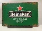 Heineken bier metalen reclamebord (Old Look), Verzamelen, Ophalen of Verzenden, Nieuw, Reclamebord, Plaat of Schild, Heineken