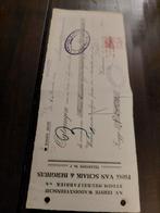 KWITANTIE FIRMA VAN SCHAIK & BERGHUIS, STOOM-MEUBELFABRIEK, Ophalen of Verzenden, 1920 tot 1950, Overige typen