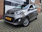 Kia Picanto 1.2 CVVT Plus Pack titanium Silver 2013 Automaat, Auto's, Kia, Euro 5, Gebruikt, Zwart, 4 cilinders