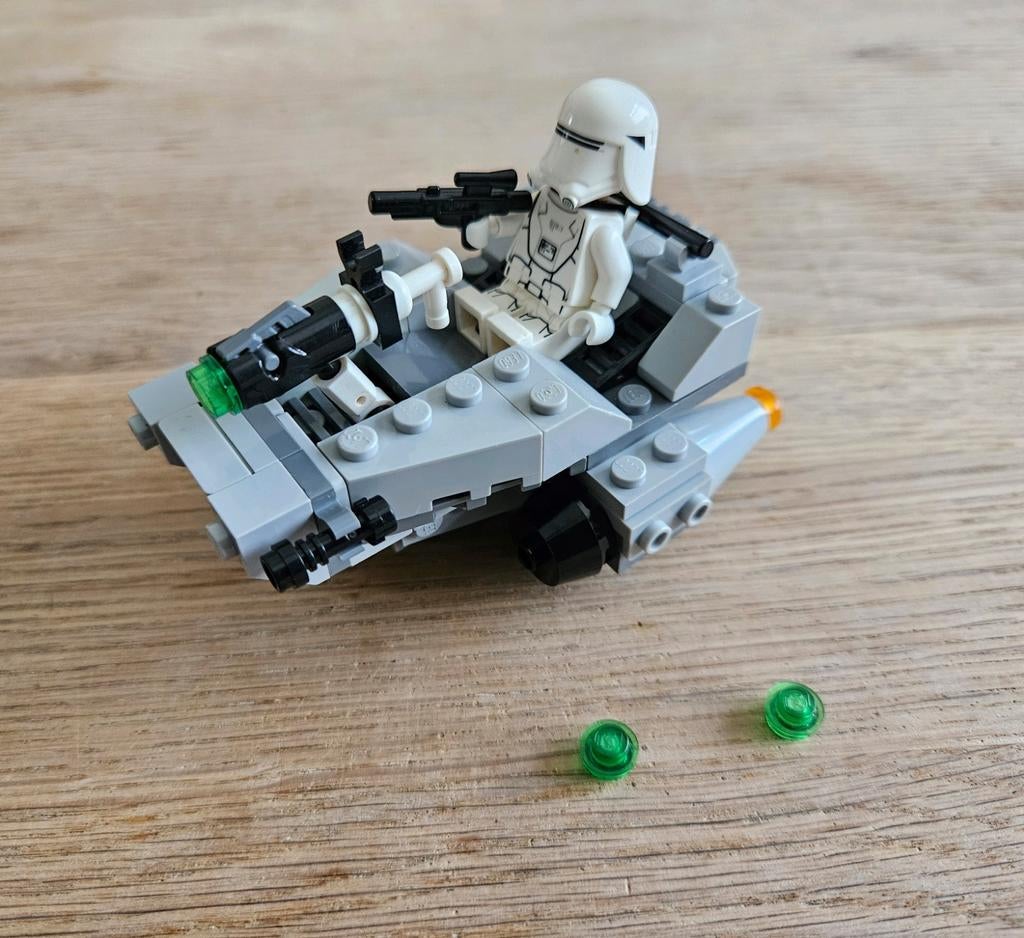 LEGO Star Wars 75126 First Order Snowspeeder compleet, Ophalen of Verzenden, Zo goed als nieuw, Complete set, Lego