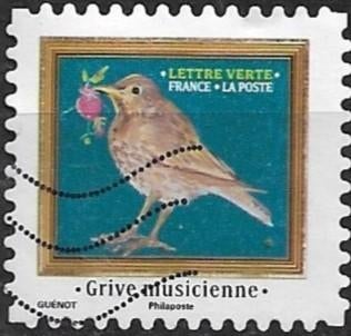 Frankrijk 2025 mi.9025 vogel ZANGLIJSTER, Verzenden, Gestempeld