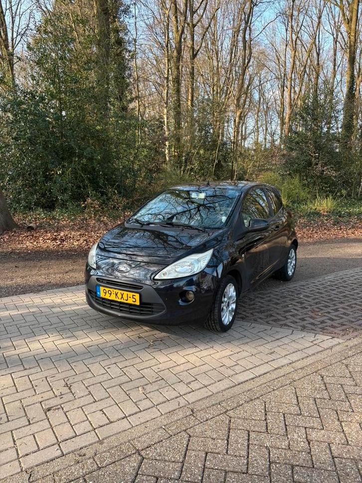 Ford Ka 1.2 51KW 2010 Zwart, Auto's, Ford, Particulier, Ka, Benzine, B, Hatchback, Handgeschakeld, Origineel Nederlands, Zwart