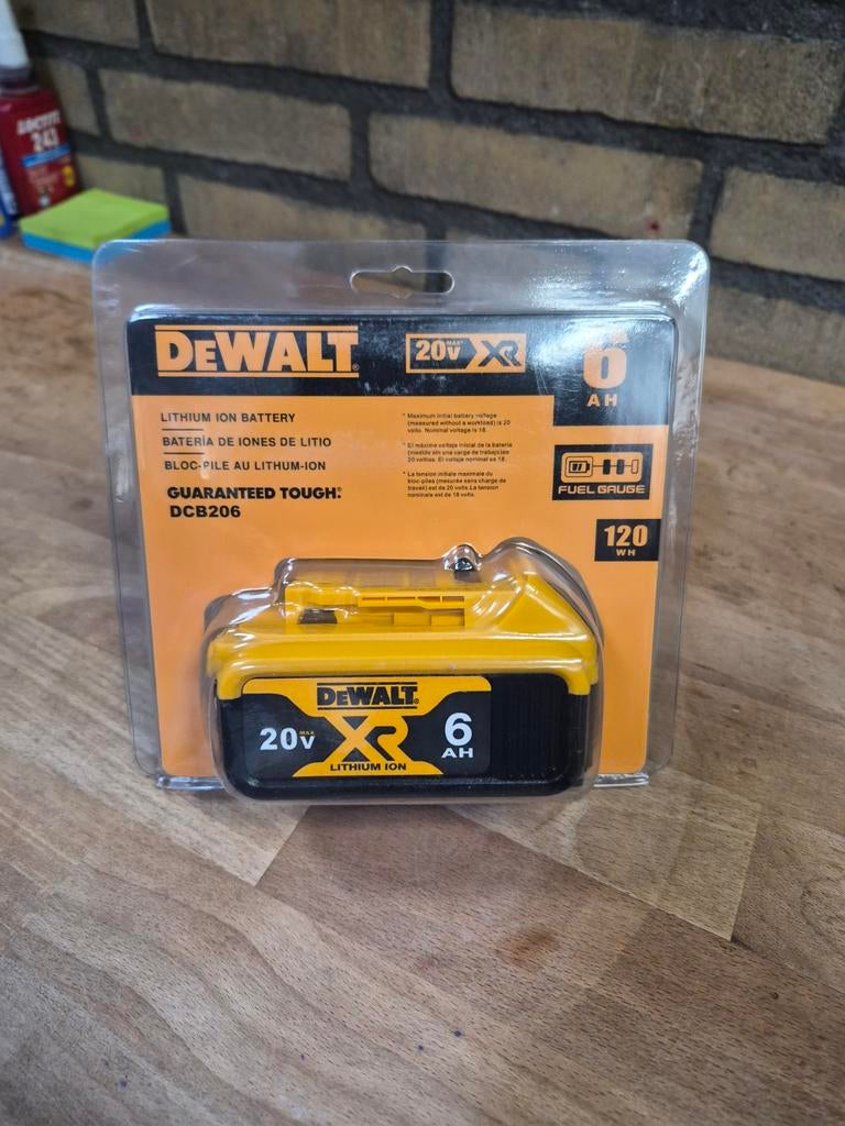 Dewalt Accu 20V 6Ah nieuw, Doe-het-zelf en Verbouw, Gereedschap | Machine-onderdelen en Toebehoren, Ophalen of Verzenden, Nieuw