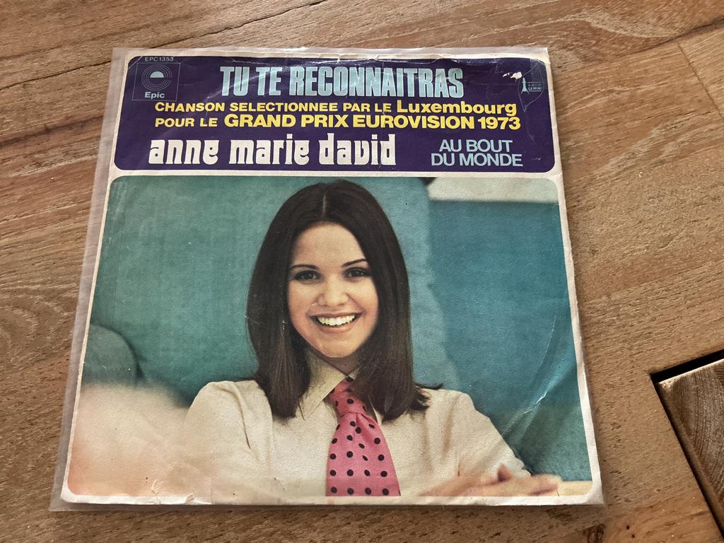 Anne Marie David - Tu Te Reconnaîtras (Eurovision 1973), Cd's en Dvd's, Gebruikt, 7 inch, Single, Ophalen of Verzenden
