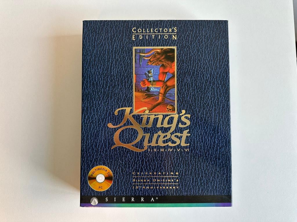 Kings Quest Collector's Edition - Sierra PC Big Box, Spelcomputers en Games, Games | Pc, 1 speler, Ophalen of Verzenden, Strategie en Constructie