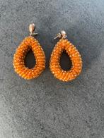 Lott Gioielli  Oranje Oorbellen - 6 cm, Sieraden, Tassen en Uiterlijk, Oorbellen, Met kristal, Overige materialen, Hangers, Verzenden