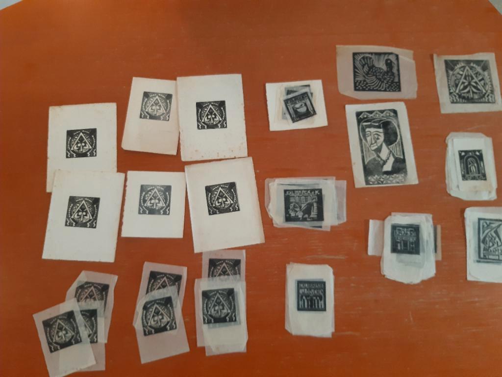 Oude Exlibris en Houtsnedes  van A. Kooyman, Verzenden, Dagelijks leven, Houtsnede, 1900 - 1949