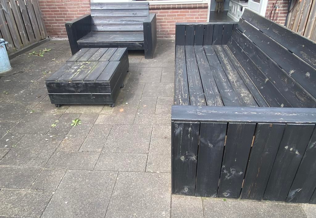 Planken, Tuin en Terras, Tuinsets en Loungesets, Ophalen, Gebruikt, Hout