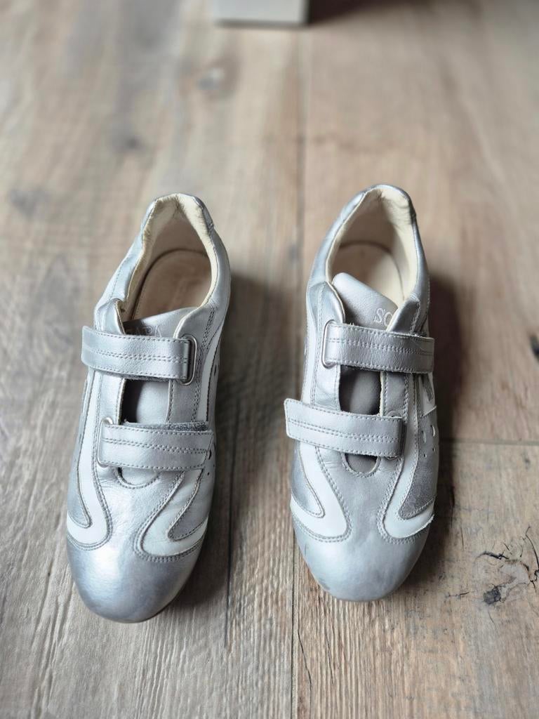 Scapa Zilverkleurige schoenen met klittenband, maat 40, Scapa, Overige kleuren, Ophalen of Verzenden, Sneakers of Gympen