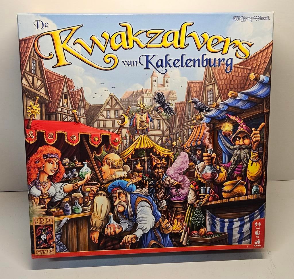 De kwakzalvers van Kakelenburg 999 games, Hobby en Vrije tijd, Gezelschapsspellen | Bordspellen, Ophalen of Verzenden, Zo goed als nieuw