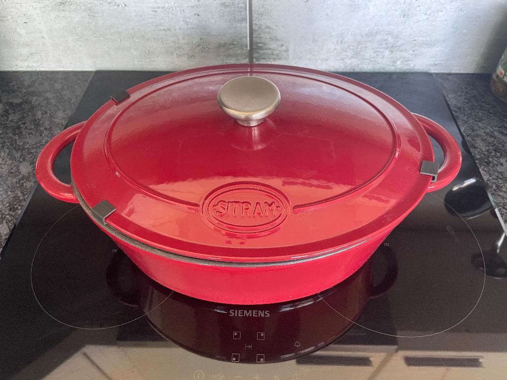 Sitram gietijzeren braadpan, nieuw, Ophalen, Gietijzer, Nieuw, Keramische plaat