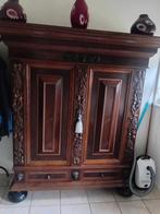 Oude kast, Ophalen, Gebruikt, 150 tot 200 cm, Eikenhout