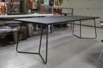 Prachtige zwarte eettafel Charles Jess Design 260x100, Huis en Inrichting, Ophalen, 200 cm of meer, 50 tot 100 cm, Zo goed als nieuw