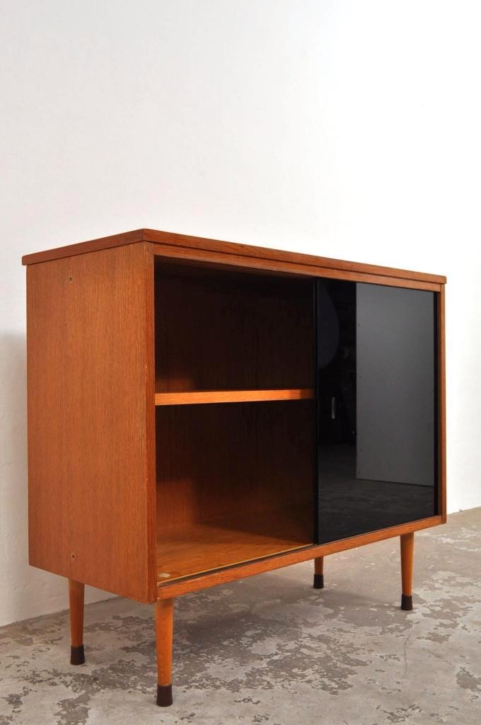 Vintage kast UP Závody rookglas tv-meubel kastje jaren 60, Huis en Inrichting, Kasten | Overige, Gebruikt, Ophalen of Verzenden