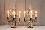 Set nikkel kleur antieke Franse girandoles, Ophalen of Verzenden