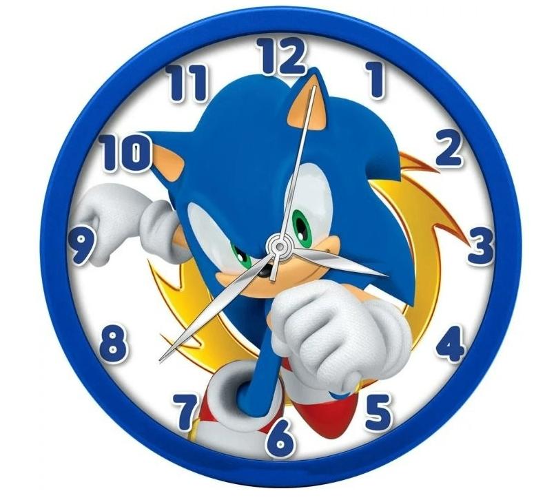 Sonic Wandklok - Sega Klok, Huis en Inrichting, Woonaccessoires | Klokken, Nieuw, Wandklok, Analoog, Ophalen of Verzenden