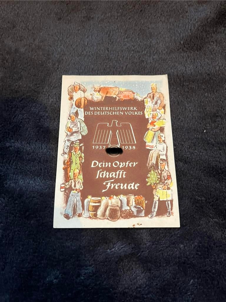 WHW pamflet., Verzamelen, Ophalen of Verzenden, Nederland