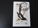 Postzegel Vogel: Velletje met Ekster uit Dhufar, Ophalen of Verzenden, Gestempeld, Dier of Natuur