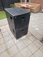 Master/amate audio sw18b setje, Zo goed als nieuw, 120 watt of meer, Front, Rear of Stereo speakers, Ophalen