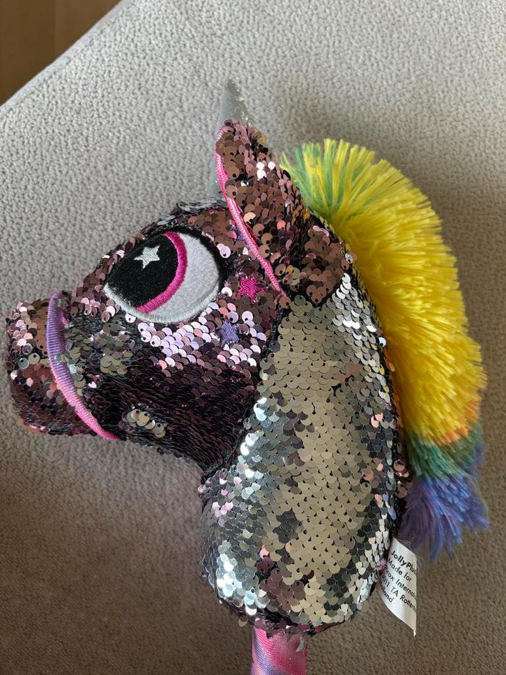 Stokpaard unicorn, Kinderen en Baby's, Speelgoed | Overig, Zo goed als nieuw, Jongen of Meisje, Ophalen