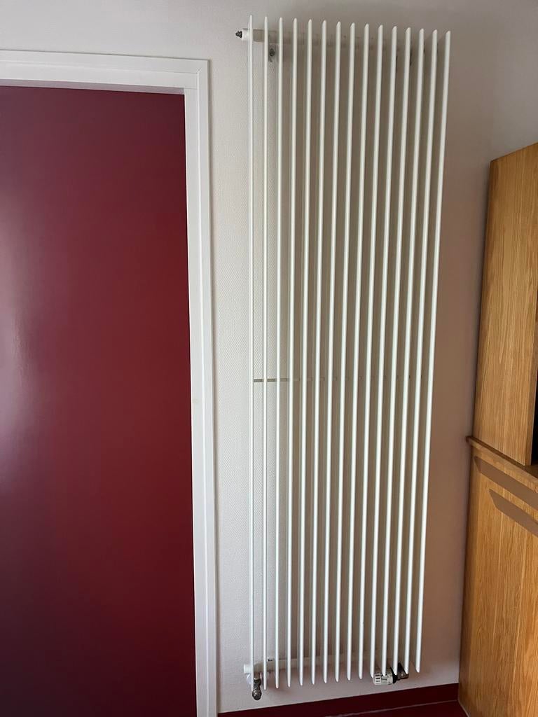 Designradiator 200x60 cm met thermostaatknop, Doe-het-zelf en Verbouw, Verwarming en Radiatoren, Ophalen, Radiator, Zo goed als nieuw
