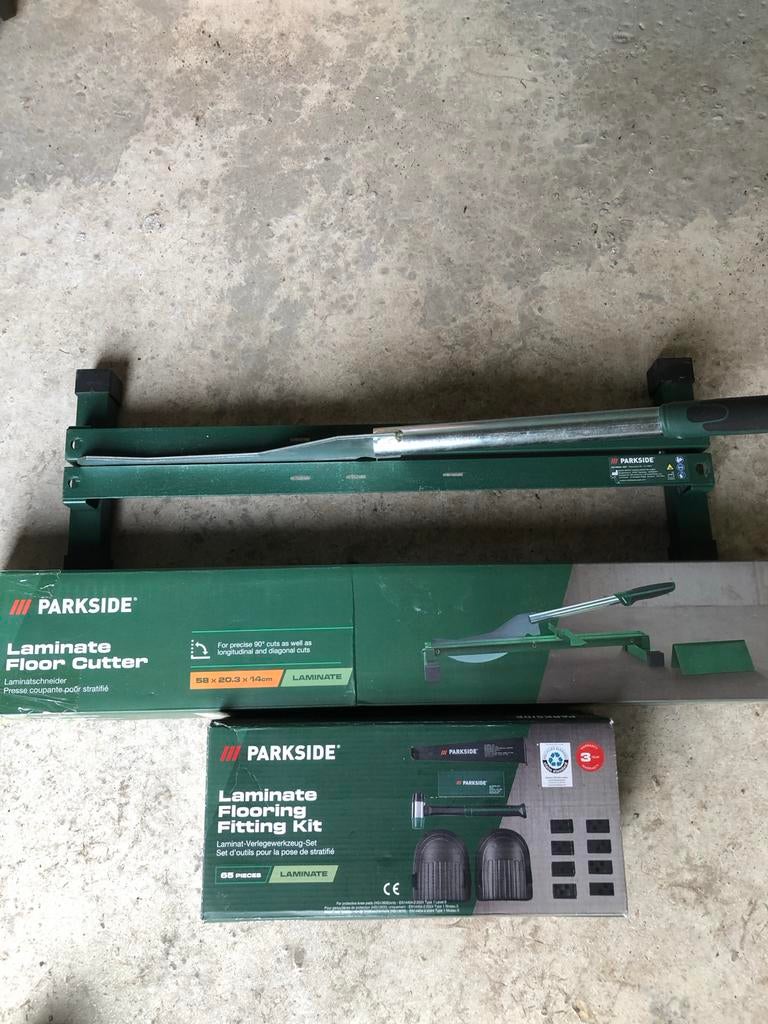 Parkside Laminaatsnijder & Legset - Nieuwstaat, Ophalen, Gebruikt