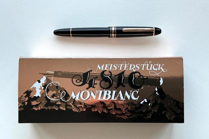 Montblanc Specia Ed. Legrand Vulpen 90 Years 14K Rosé punt, Verzamelen, Pennenverzamelingen, Zo goed als nieuw, Vulpen, Mont Blanc