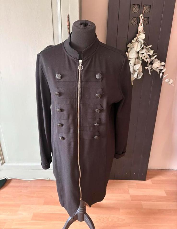 Zoso mooi blazer jurkje/lange blazer/jasje mt 42 ZGAN, Zwart, Maat 42/44 (L), Ophalen of Verzenden, Zo goed als nieuw