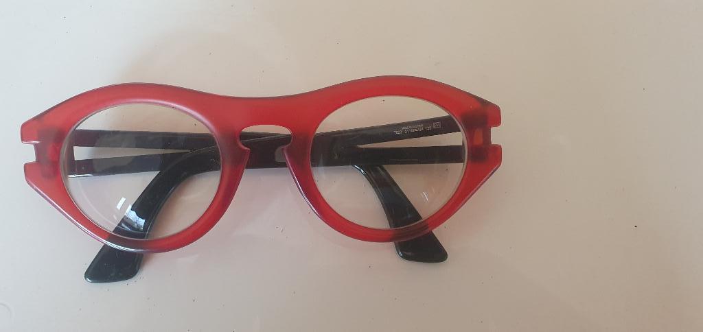 Opvallend brilmontuur Esprit, rood met zwart, Overige merken, Gebruikt, Ophalen of Verzenden, Rood